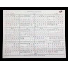 12 Month Single Sheet Calendar 8.5 x 11
